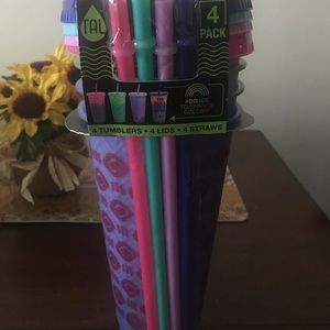 4 Pack of Color Changing Tumblers - Patterned